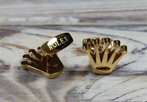 rolex crown cufflinks|extra links for rolex watches.